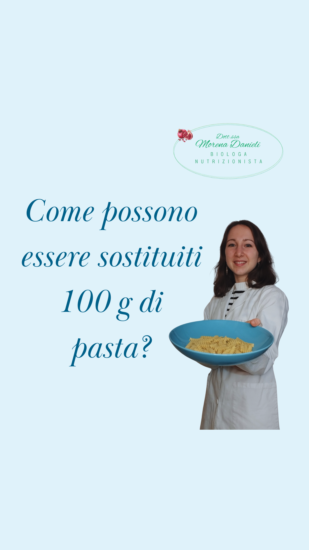 Come possono essere sostituiti 100 g di pasta?